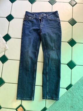 Divided Dark Blue Straight Leg Women's Jeans